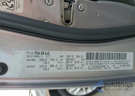 2017 Dodge Journey Sxt z USA, uszkodzony, nr VIN 3C4PDDBGXHT618350